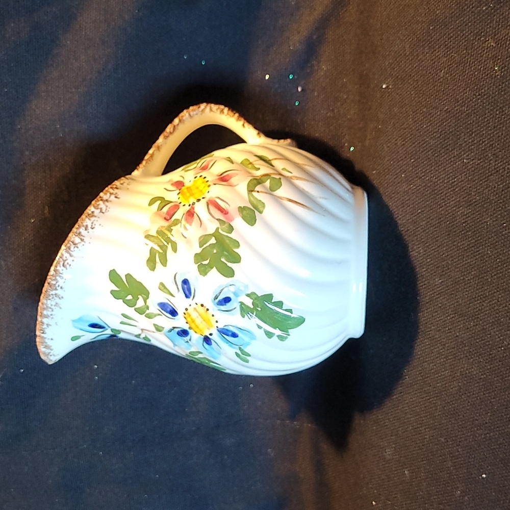 Floral pitcher